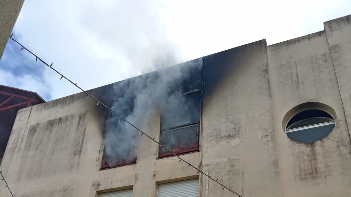 Vivienda de la urbanización Al Andalus que se vio afectada por el fuego