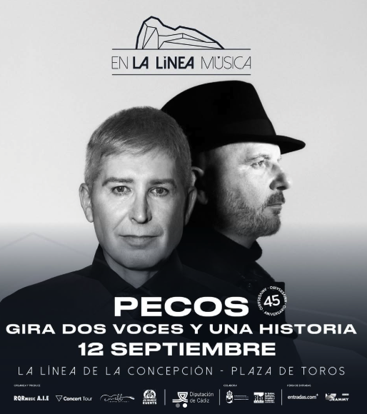 Cartel anunciador del dúo en La Línea, el próximo 26 de septiembre