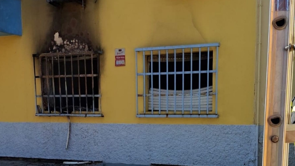 Estado en el que ha quedado el exterior de la vivieda