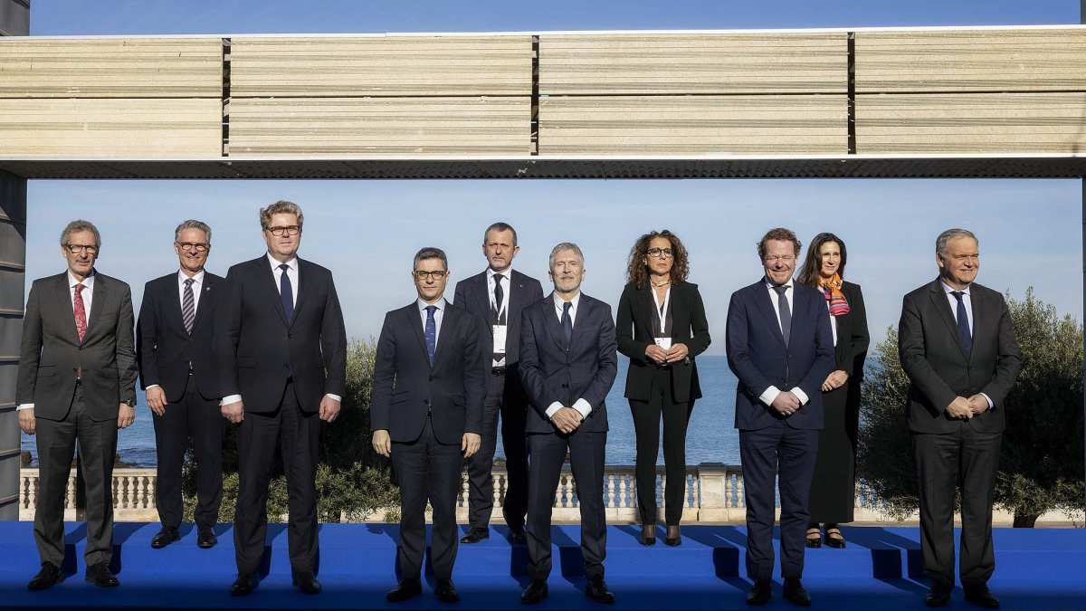 Participantes de la IV Reunión Ministerial de la Coalición de Países Europeos contra el crimen organizado 