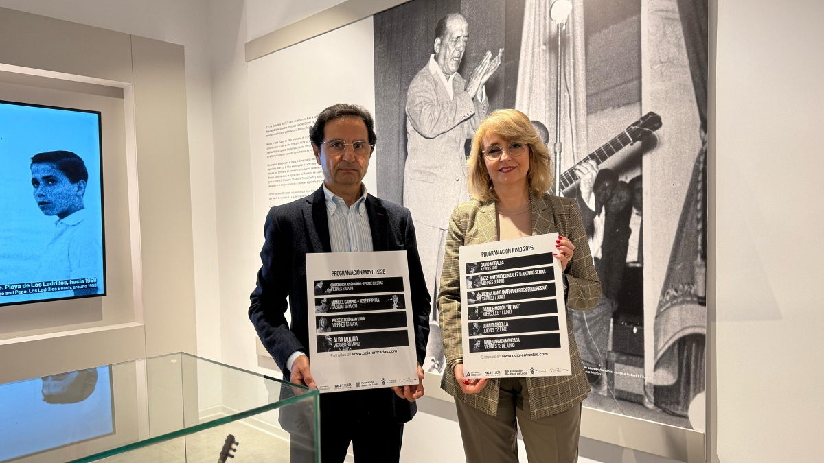 José Luis Lara, con la delegada Pilar Pintor