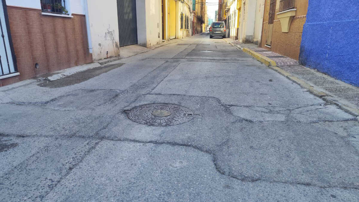 Calle Balmes, en el Barrio de San Pedro